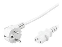 goobay Strømkabel 3m Hvid