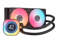 CORSAIR iCUE Link TITAN 240 RX LCD kølesystem 1-pack Sort 120 mm