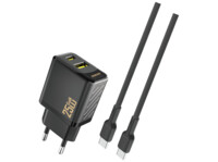 Dudao A26TCEU 25W GaN Charger + USB-C Black