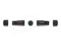 DeLOCK CAT 6 Afskærmet Netværk-konnektor Sort