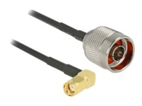 DeLOCK Antennekabel Koaksial 30cm Sort Sort