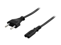 DELTACO DEL-109AN Strømkabel 5m Sort