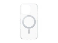 PanzerGlass CARE by Feature Case Transparent w. Silver Kickstand & MagSafe iPhone 16 Pro Beskyttelsescover Transparent