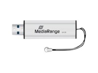 MediaRange SuperSpeed 64GB USB 3.0 USB stick Sort Sølv