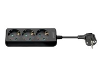 goobay NK 300-150 CS Strømfordelingsenhed 3-stik 16A Sort 1.5m