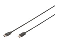 DIGITUS USB Type-C kabel 3m Sort