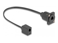DeLOCK 30cm Netværkskabel Sort