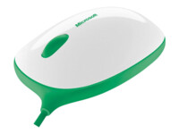 Microsoft Express Mouse Optisk Kablet Grøn Hvid