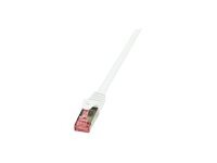 LogiLink PrimeLine CAT 6 SFTP, PiMF 0.25m Patchkabel Hvid