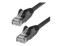 StarTech.com 50cm LSZH CAT6 Cable, 10 Snagless RJ45 100W Network Patch Cord Strain Relief, CAT 6 10GbE UTP, Black, Individually Tested/ETL, Low Smoke Zero Halogen - Category 6 - 24AWG (N6LPATCH50CMBK) CAT 6 Ikke afskærmet parsnoet (UTP) 50cm Patchkabel So