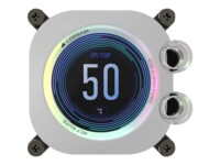 CORSAIR iCUE XC7 RGB ELITE LCD CPU-vandblokering til flydende kølesystem 1-pack Hvid