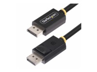 StarTech.com 2m DisplayPort 2.1 Cable, VESA-Certified, DP40 DP 2.1 Cable DisplayPort kabel 2m Sort