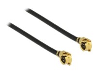 DeLOCK Antennekabel Koaksial 20cm Sort Sort