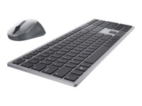 Dell Premier Wireless Keyboard and Mouse KM7321W Sæt med mus og tastatur Saks Trådløs US International
