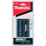 Makita Impact Black Bitsæt til stødskruetrækker Stødskruetrækker Stødnøgle Sekskantet 50 mm 10 stk