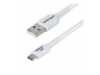 StarTech.com 3m (9.8ft) White USB-A to USB-C Charging Cable/Cord, M/M USB Type-C kabel 3m Hvid