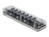 Delock External USB 3.0 Hub with 7 Ports Transparent