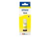 Epson EcoTank 104 Gul 7500 sider Blækbeholder C13T00P440