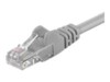 goobay CAT 6 Ikke afskærmet parsnoet (UTP) 50cm Netværkskabel Grey