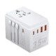 Dudao A35 Universal Travel Adapter White
