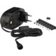 3 V - 12 V Universal Power Supply, black, 1.8 m - incl. 8 DC adapter - max. 27 W and 2.25 A