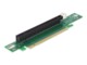 DeLOCK Riser card PCI Express x16 angled 90° left insertion Udvidelseskort
