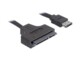 DeLOCK Power Over eSATA kabel Sort 50cm