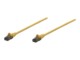 Intellinet CAT 6 Pairs in metal foil = PiMF (ledningspar i afskærmende folie) 1m Patchkabel Yellow