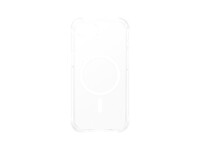 PanzerGlass CARE by Fashionable Case Samba Transparent w. White Qi Compatible iPhone 16e Beskyttelsescover Transparent