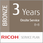 Ricoh Scanner Service Program 3 Year Bronze Service Plan for Fujitsu Low-Volume Production Scanners 3år Reservedele og arbejdskraft