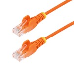 StarTech.com 1m Orange Slim CAT6 Ethernet Cable, Snagless, 28AWG, LSZH CAT 5/5e/6 Ikke afskærmet parsnoet (UTP) 1m Patchkabel Orange