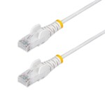 StarTech.com 5m White Slim CAT6 Ethernet Cable, Snagless, 28AWG, LSZH CAT 5/5e/6 Ikke afskærmet parsnoet (UTP) 5m Patchkabel Hvid