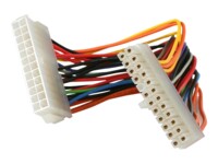 StarTech.com 8in 24 Pin ATX 2.01 Power Extension Cable - Power extension cable - 24 pin ATX (M) to 24 pin ATX (F) - 7.9 in - ATX24POWEXT Forlængerkabel til strøm 20cm