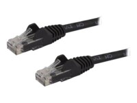 StarTech.com 7.5m CAT6 Cable - Black Snagless CAT 6 Wire - 100W RJ45 UTP 650MHz Category 6 Network Patch Cord UL/TIA (N6PATC750CMBK) CAT 6 Ikke afskærmet parsnoet (UTP) 7.5m Patchkabel Sort