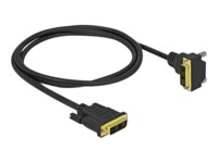 Delock DVI-kabel 2m Sort