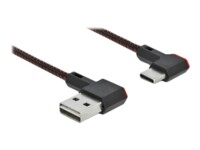 Delock Easy USB Type-C kabel 50cm Sort Rød