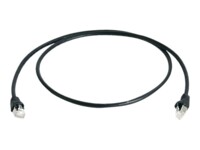 Telegärtner DataVoice Office MP8 FS 500 CAT 6a SFTP, PiMF 10m Patchkabel Sort RAL 9011