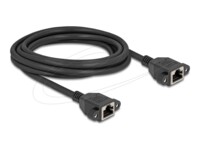 DeLOCK CAT 6a S/FTP 3m Netværkskabel Sort