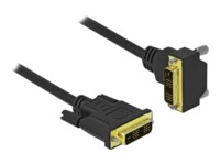 Delock DVI-kabel 3m Sort