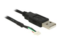 Delock camera plug V1.9 USB intern til ekstern adapter 1.5m Sort