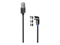 ColorWay USB-kabel Sort