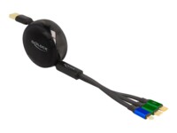 Delock USB-kabel 1.13m Sort
