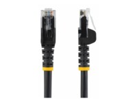 StarTech.com 7m CAT6 Cable - Black Snagless CAT 6 Wire - 100W RJ45 UTP 650MHz Category 6 Network Patch Cord UL/TIA (N6PATC7MBK) CAT 6 Ikke afskærmet parsnoet (UTP) 7m Patchkabel Sort