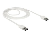 Delock Easy USB-kabel 2m Hvid