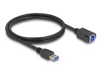 DeLOCK USB 3.0 USB-kabel 1m Sort