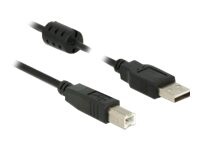 Delock USB-kabel 1.5m Sort