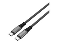 4smarts PremiumCord USB 2.0 USB Type-C kabel 1.5m Sort Grå