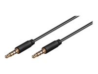 goobay Audiokabel 3m Sort