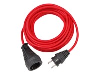 brennenstuhl H05VV-F 3G1,5 Forlængerkabel til strøm 10m Rød