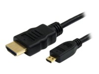 SAVIO CL-39 HDMI-kabel med Ethernet 1m Sort